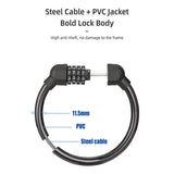 10724 Merge Bike Bicycle Code Combination Lock 4 Digital Password Pin Security Cable Lock Z263 xxxxxxx You 280426.