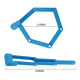 10728 Merge Bicycle Security folding lock MTB Road Bike Anti-theft Combination Rack Chain Z263 xxxxxxx 280426.