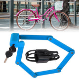 10728 Merge Bicycle Security folding lock MTB Road Bike Anti-theft Combination Rack Chain Z263 xxxxxxx 280426.