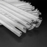 10763 Merge 100 Clear Drinking Straws Plastic Individually Wrapped Party Straws Reusable Z256 xxxxxxx You 230626.
