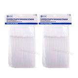 10764 Merge 160 Reusable Clear Plastic Flexible Drinking Straws 23CM Bendable Straws Party Z256 xxxxxxx You 230626.