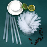 10765 Merge 160 Reusable Clear Plastic Flexible Drinking Straws 23CM Bendable Straws Party Z256 xxxxxxx You 230626.