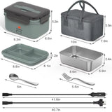 112133 Merge Kitchly Electric Heated Lunch Box1.8L Portable Bento Style Food Warmer Z258 xxxxxxx You 170426.