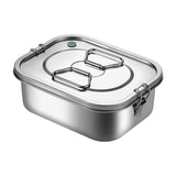 112134 Merge Double-Layer Stainless Steel Lunch Box Metal Bento Food Leakproof Storage Z258 xxxxxxx You 170426.