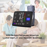 110184 Merge Blood Pressure Monitor For Home BP Machine Upper Arm Heart Rate Sphygmomanometer Z107.