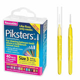 1110190 Merge Piksters Interdental Brushers 40 Pack Size 3 Yellow Handle Floss Teeth Cleaning Z238 xxxxxxx You 100326.