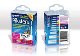 1110195 Merge Piksters Interdental Brushers 40 Pack Size 2  White Handle Floss Teeth Cleaning Z238 xxxxxxx You 110326.