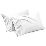 110357 Merge 2200TC 2 Pieces Soft Standard Size Pillow Cases Twin Pack Pillow Cushion Cover White Z230 xxxxxxx You 280226.