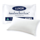 100361 Merge Australian Made Luxor Twin Pack Hotel Quality Pillows Standard Size Z231 xxxxxxx You 010326.
