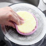 110390 Merge 5-Pieces Double Sided Washing Sponges Brush Clean Pans Dishes Green Z350 xxxxxxx You 080826.