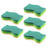 110396 Merge 5 Pcs Double Sided Wood Pulp Dish Sponge Kitchen Scrub Pads Cleaning Cloth Z350 xxxxxxx You 090826.