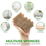 110396 Merge 5 Pcs Double Sided Wood Pulp Dish Sponge Kitchen Scrub Pads Cleaning Cloth Z350 xxxxxxx You 090826.