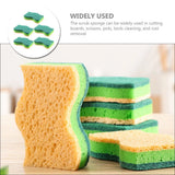 110397 Merge 5 Pcs Double Sided Wood Pulp Dish Sponge Kitchen Scrub Pads Cleaning Cloth Z350 xxxxxxx You 090827.Z350 xxxxxxx You
