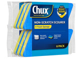 110397 Merge 6 Pack Chux Non Scratch Scourer Scrubs Sponge Kitchen Washing Dishes Z350.