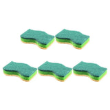 110397 Merge 5 Pcs Double Sided Wood Pulp Dish Sponge Kitchen Scrub Pads Cleaning Cloth Z350 xxxxxxx You 090827.Z350 xxxxxxx You