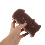110398 Merge 4 PCS Cat Shaped Dish Sponge Double Sided Scrub Non Scratch Kitchen Pads Z350 xxxxxxx You 090826.