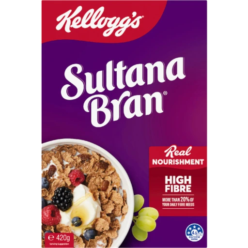 110423 Merge Kelloggs Sultana Brand 290-420g X117.