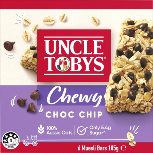 110427 Uncle Tobys Chewys Choc Chip 145g-185g X177 xxxxxxx You.