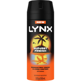 110506 Merge Lynx Sunset Fresh Deodorant Body Spray 165ml Z174 xxxxxxx You 291225.