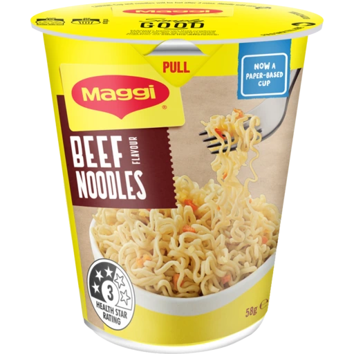 111202 Merge Maggi 2 Minute Beef Flavor Cup Of Soup Instance Noodles 58-65g Z111.