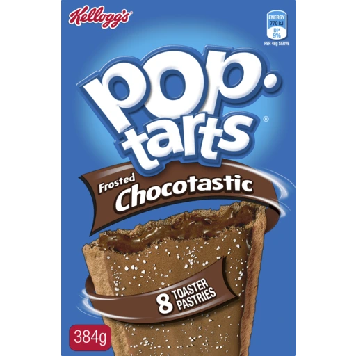 111232 Merge Kelloggs Pop Tarts Frosted Chocolate 8 Pack 384g Z121.
