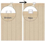 11143 Merge 30 Pack Vertical Blind Top Hanger Double Hole Plastic Slat Top Holders Z281 xxxxxxx You 310527.