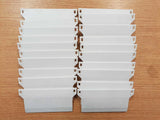 11157 Merge 20 X127mm Vertical Blind Bottom Weights Slats Drapes Curtain DIY Repair Z282 xxxxxxx 010626.
