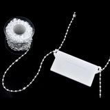 11158 Merge 20 PCS Vertical Blind Weights And Chains 10m 127mm White Z282 xxxxxxx You 010626.