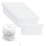 11158 Merge 20 PCS Vertical Blind Weights And Chains 10m 127mm White Z282 xxxxxxx You 010626.