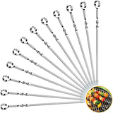 1122131 Merge 20 Metal BBQ Flat Skewers Stainless Steel Barbecue Kebab Sticks Z300 xxxxxxx You 170726.