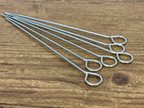 1122133 Merge  Metal BBQ Skewers Barbecue Sticks Reusable Grill Kebab Grilling 12 Pcs 20cm Z300 xxxxxxx You 160726.