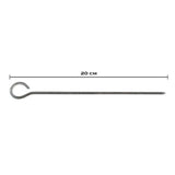 1122133 Merge  Metal BBQ Skewers Barbecue Sticks Reusable Grill Kebab Grilling 12 Pcs 20cm Z300 xxxxxxx You 160726.
