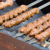 1122134 Merge 10 Pieces Kebab Skewer Stainless Steel BBQ Skewer Pork Beef Flat Needle Z300 xxxxxxx You 160726.