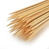 1122136 Merge 30 Pieces Bamboo Wooden BBQ Skewers Meat Food Grill Camping Sticks Z300 xxxxxxx You 160726.