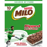 112246 Merge Nestle Milo White Chocolate Dipped Snack Bars 10 Pack 270g Z104 xxxxxxx You 061225.