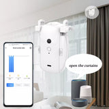 1133 Merge Curtain Automation Device Supporting Voice Commands From Multiple Platform.