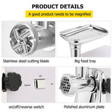 1161 Merge Electric Meat Grinder 2800W Appliance Heavy Duty Mincer Sausage Stuffer 3 Steel Plates