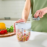 1171 Merge Manual Food Chopper Pul Cord Pulling Vegetable Slicer Hand Blender 900ML X181 xxxxxxx You 270426.