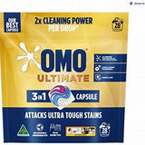 120165 Merge OMO Ultimate Laundry Capsules Pack 28 Z109.