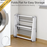 1201820 Merge Cloths Drying Rack 3-Tier Expandable Metal Laundry folding Towel Z225.