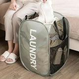 1201823 Merge Mesh Pop Up Laundry Basket Laundry Basket Foldable Dirty Cloths storage Basket Z234 xxxxxxx You 050326.