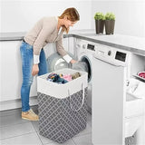 1201825 Merge Laundry Basket Washing Dirty Cloths Storage Bin Folding Hamper Large Z234 xxxxxxx You 050326.