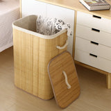 1201828 Merge Dustproof Bamboo Laundry Basket Storage For Dirty Cloths Z234 xxxxxxx You 050326.