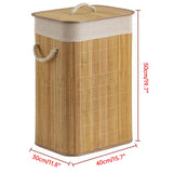 1201828 Merge Dustproof Bamboo Laundry Basket Storage For Dirty Cloths Z234 xxxxxxx You 050326.