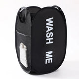 1201829 Merge Washable Portable Laundry Basket Foldable Dirty Cloths Basket Black Z234 xxxxxxx You 050326.