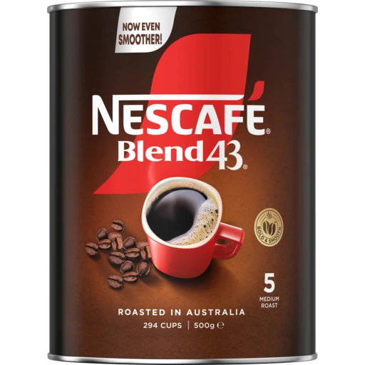120200 Nescafe Blend 43 Coffee 500g (5) X153 xxxxxxx You 031225.