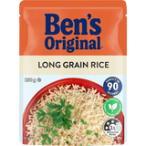 120217 Merge Bens Original 90 Sec Long Grain Rice Pouch 250g Z165.