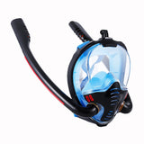120313 Merge Snorkel Mask Safe Double Breathing System Full Face Snorkeling Anti Fog S/M Children Z222.