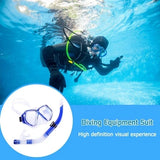 120315 Merge Adult anti Fog Goggles Snorkel Mask Set Diving Silicone Dive Swimming Z222.