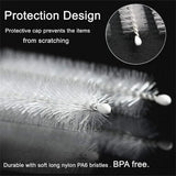 120360 Merge 10 Pcs Nylon Reusable Straw Brush Cleaner Bottle Small Long Cleaning Tube Pipe 175mm Z262 xxxxxxx You 240426.